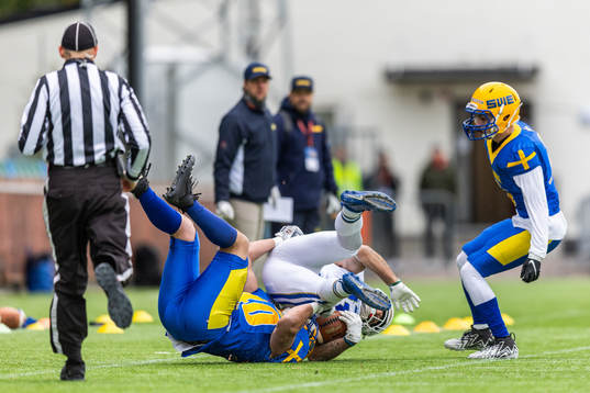 Alex Gudding of Sweden and Michael Gentiliof Italy