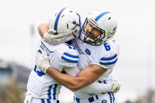Simone Boni and Tommaso Finadri of Italy celebrates