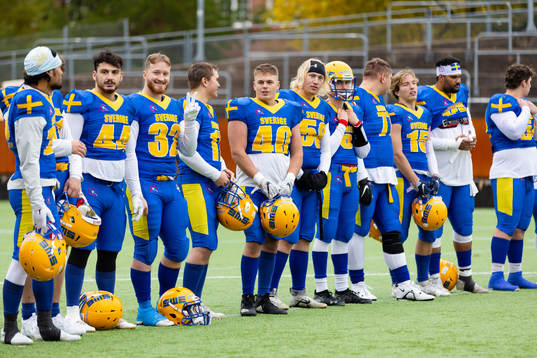 Players of Sweden looks dejected