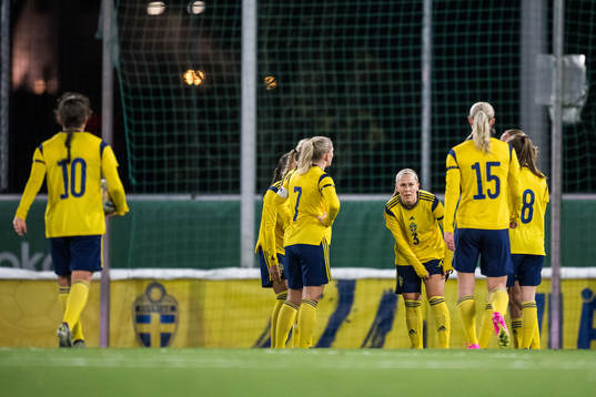 Ida Garmfors of Sweden looks dejected