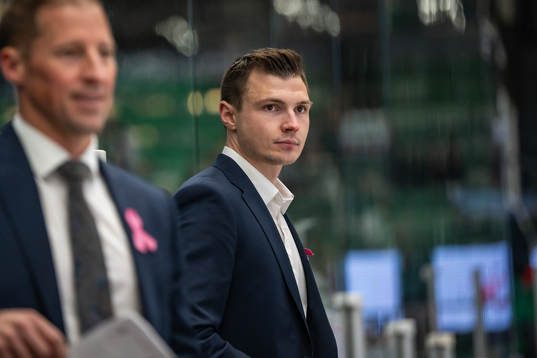 Rögles assisterande tränare Max Bohlin
