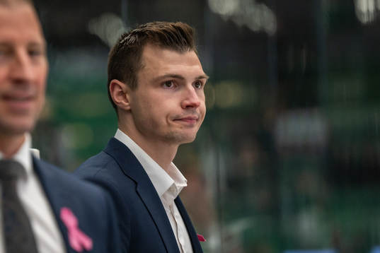 Rögles assisterande tränare Max Bohlin