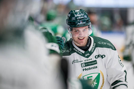Färjestads Joel Kellman jublar