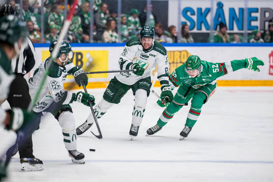 Färjestads Carl Dahlström och Felix Nilsson