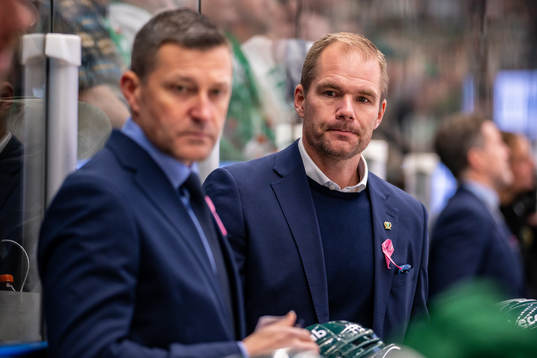 Färjestads tränare Thomas Mitell