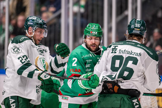 Färjestads Per Åslund och David Tomasek