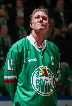 Rögle legendaren Jakob Johansson och Kenny Jönsson
