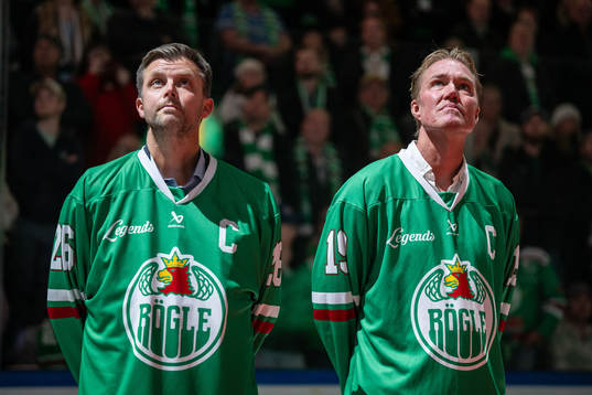 Rögle legendaren Jakob Johansson och Kenny Jönsson