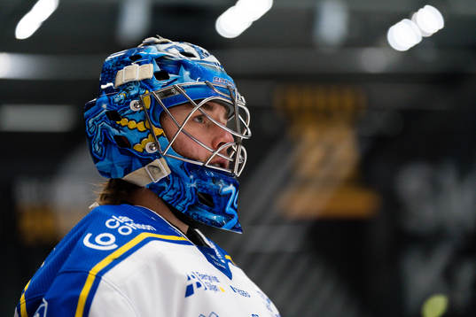 Leksands målvakt Filip Larsson