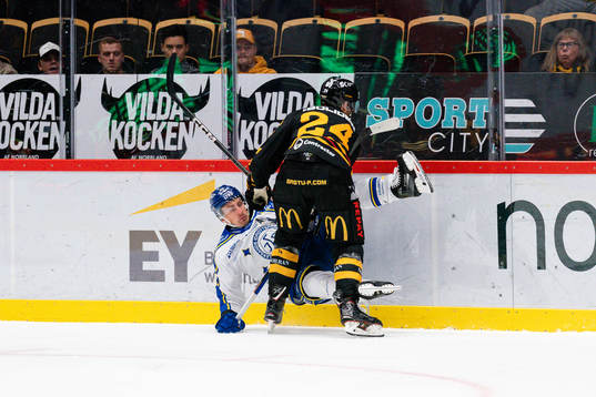 Leksands Patrik Noren och Skellefteås Oscar Lindberg