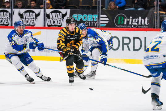 Leksands Lucas Elvenes och Skellefteås Axel Sandin Pellikka