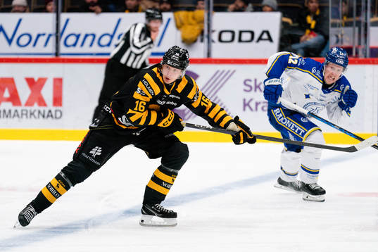 Skellefteås Linus Lindström och Leksands Kalle Östman