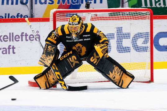Skellefteås målvakt Gustaf Lindvall