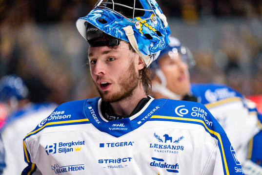 Leksands målvakt Filip Larsson