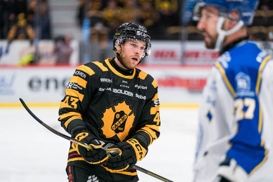 Skellefteås Filip Sandberg deppar