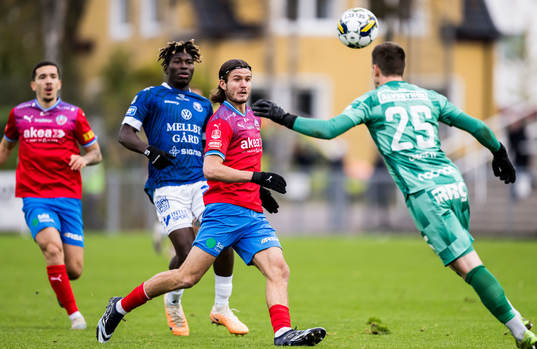 Helsingborgs Wilhelm Loeper och Trelleborgs målvakt