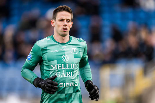 Trelleborgs målvakt Andreas Beck Larsen