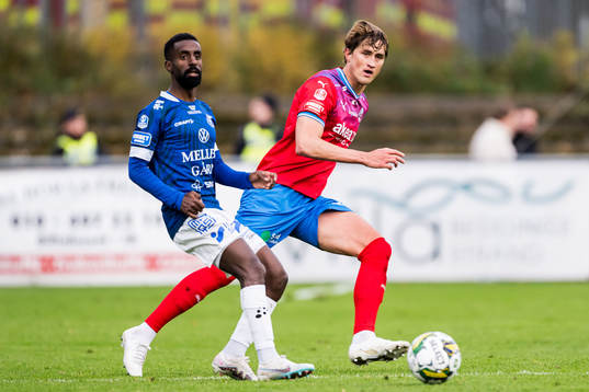 Trelleborgs Mohammed Khalid Saeid och Helsingborgs Thomas