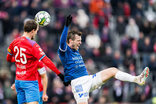 Helsingborgs Adam Hellborg och Trelleborgs Nicolas Mortensen