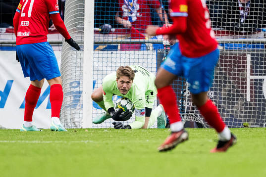 Helsingborgs målvakt Kalle Joelsson