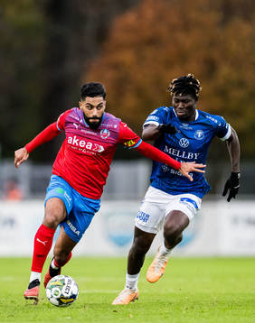 Helsingborgs Amin Al-Hamawi och Trelleborgs Abel Ogwuche