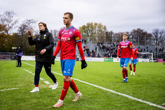 Helsingborgs Dennis Olsson deppar