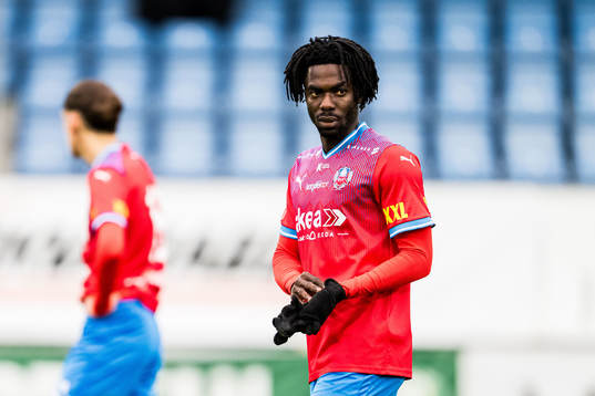 Helsingborgs Benjamin Acquah deppar