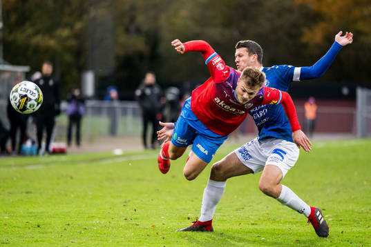 Helsingborgs Erik Ring och Trelleborgs Mattias Andersson