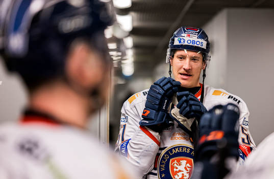 Växjö Lakers HCs Emil Sylvegård