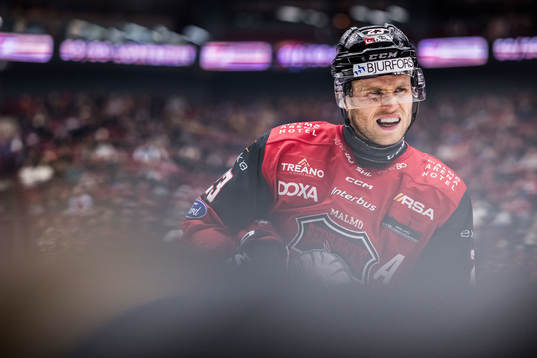 IF Malmö Redhawks Christoffer Forsberg deppar
