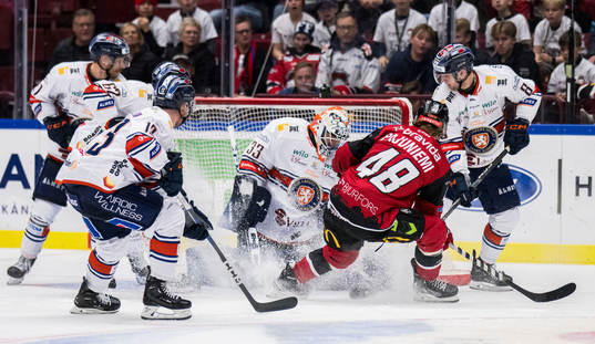 IF Malmö Redhawks Lauri Pajuniemi och Växjö Lakers HCs