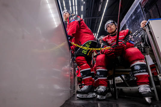 IF Malmö Redhawks Johan Ivarsson och Matias Lassen