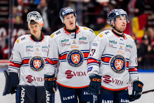 Växjö Lakers HCs Emil Sylvegård deppar