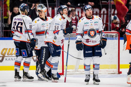 Växjö Lakers HCs Emil Sylvegård deppar