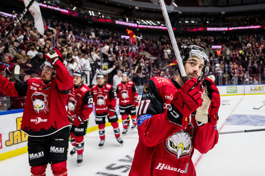 IF Malmö Redhawks Markus Lauridsen jublar