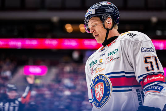 Växjö Lakers HCs Emil Sylvegård deppar