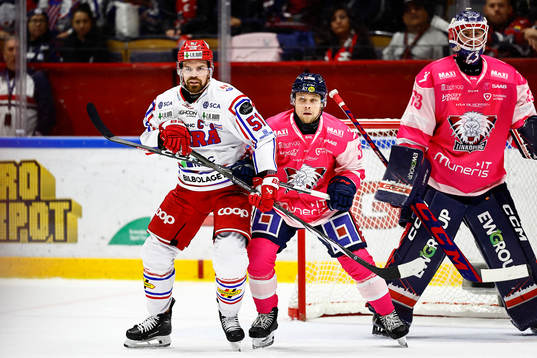 Timrås Anton Lander och Linköpings Jesper Pettersson