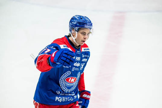 Oskarshamns Viktor Lodin jublar