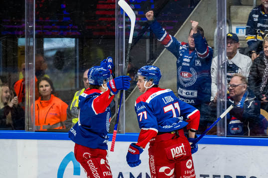 Oskarshamns Viktor Lodin jublar