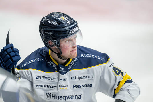 HV71s Oskar Stål-Lyrenäs deppar