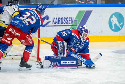 Oskarshamns målvakt Emil Kruse