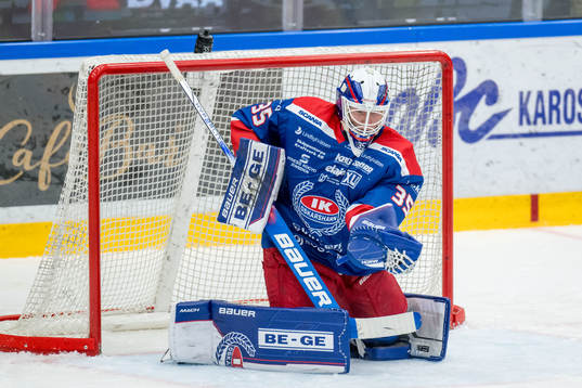 Oskarshamns målvakt Emil Kruse