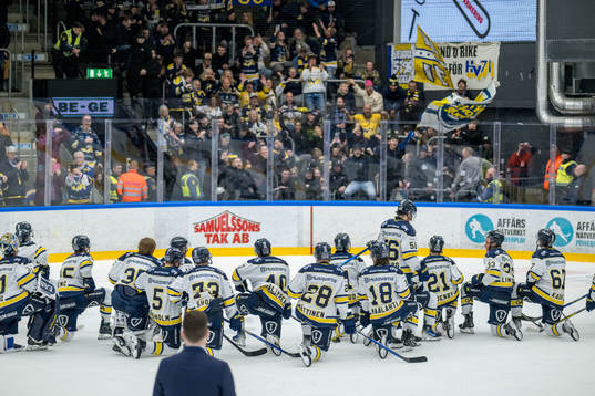 HV71s spelare jublar