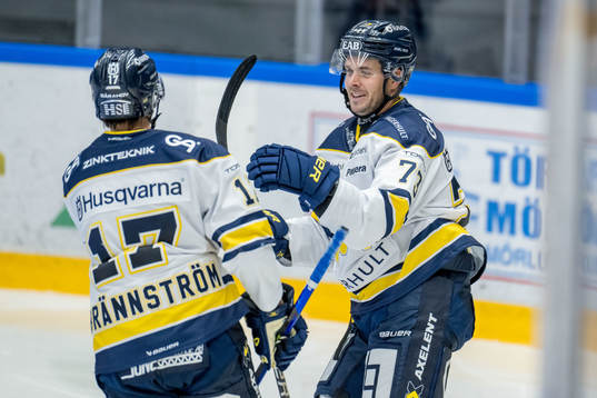 HV71s Nicholas Shore jublar