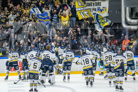 HV71s spelare jublar