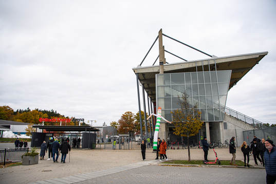 Exteriör vy av Hitachi Arena