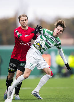 GAISs Gustav Lundgren och Västerås SKs Max Larsson