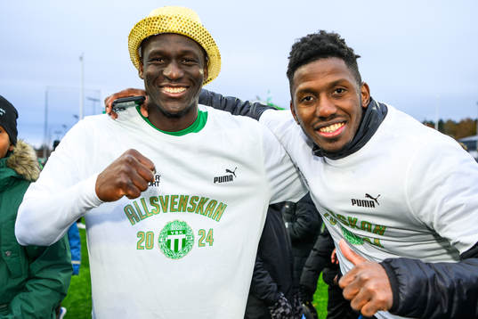 Västerås SKs Ibrahim Yalatif Diabaté och Frederic