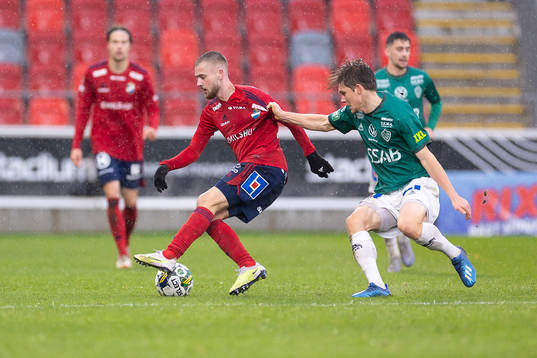 Östers Chriss-Albin Mörfelt och Brages Gustav Berggren
