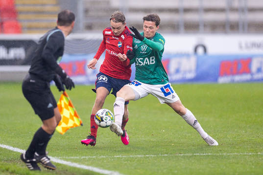 Östers Isak Magnusson och Brages Filip Sjöberg